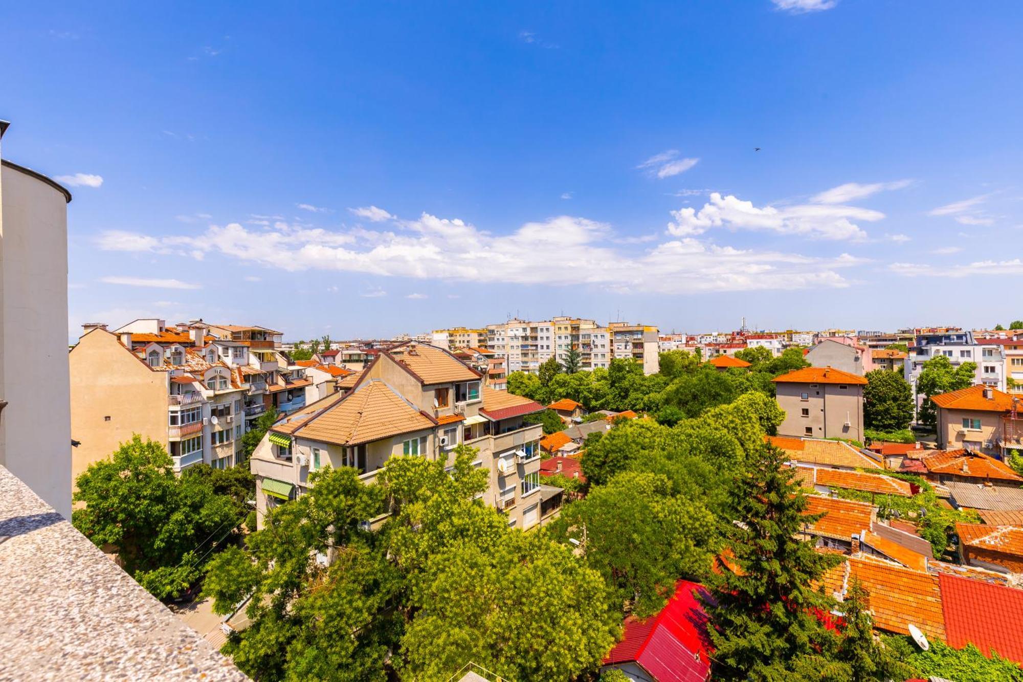Roof Top Terrace Maisonette Plovdiv Buitenkant foto